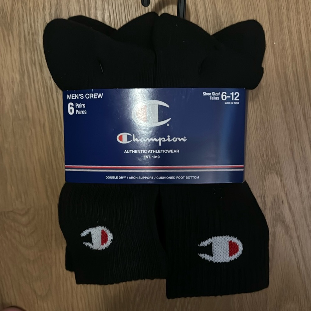 Champion socks men’s size 6-12